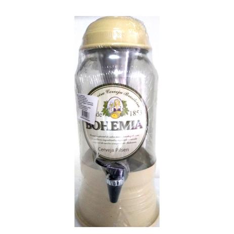 Cervejeira - Chopeira Torre Chopp Vidro Bohemia 3,5 Litros - Bege - Fagundes Menor preço em Cervejeira - Chopeira Torre Chopp Vidro Bohemia 3,5 Litros - Bege - Fagundes