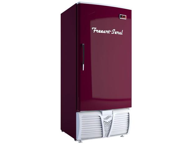 Cervejeira/Expositor Vertical 1 Porta 320L - Freeart Seral EVFS C320CX - Vinho e Branco