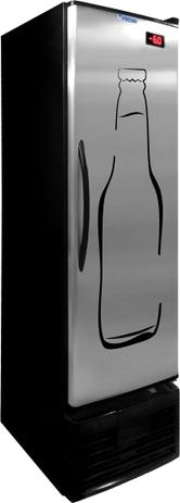 Cervejeira/expositor vertical 284l inox - porta cega - Fricon Menor preço em Cervejeira/expositor vertical 284l inox - porta cega - Fricon