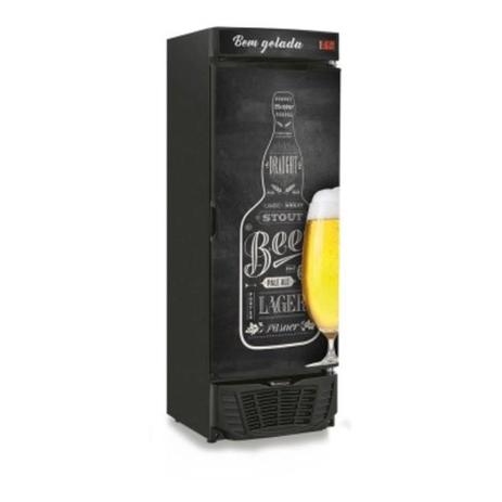Cervejeira Gelopar 441L GRBA-450 QC Porta Cega Preto Adesiv. Menor preço em Cervejeira Gelopar 441L GRBA-450 QC Porta Cega Preto Adesiv.