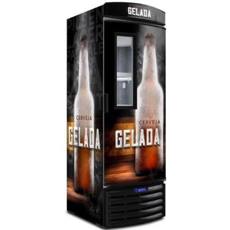 Cervejeira Metalfrio Visa Cooler Porta com Visor 497 Litros VN50F New Cerveja Gelada 127V