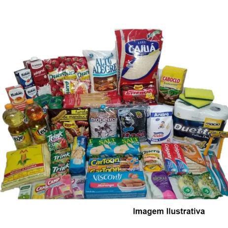 Cesta Básica Dia a Dia Completa Alimentos Higiene E Limpeza - 36 itens - Doações - Diversas Menor preço em Cesta Básica Dia a Dia Completa Alimentos Higiene E Limpeza - 36 itens - Doações - Diversas