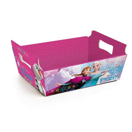 Cesta Caixote Organizadora Papel Frozen Disney Festa C/10 - Cromus Menor preço em Cesta Caixote Organizadora Papel Frozen Disney Festa C/10 - Cromus