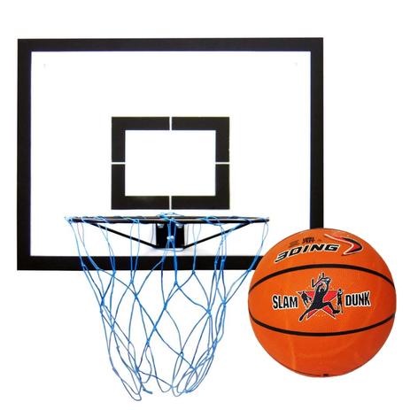 Cesta de Basquete C/ Bola Aro Rede Tabela 65x50cm Naval 18mm Klopf 1215 Menor preço em Cesta de Basquete C/ Bola Aro Rede Tabela 65x50cm Naval 18mm Klopf 1215