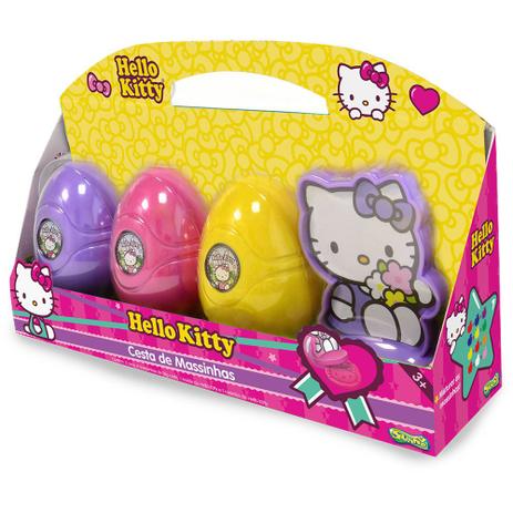 Cesta de Massinhas - Hello Kitty - Massas de Modelar - Sunny Menor preço em Cesta de Massinhas - Hello Kitty - Massas de Modelar - Sunny