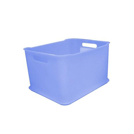 Cesta Organizadora em Polipropileno Fit Ultra Azul - Coza Menor preço em Cesta Organizadora em Polipropileno Fit Ultra Azul - Coza