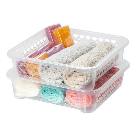 Cesta Organizadora Sanremo Casar Fit Plástico Cristal 3,3lts 882 Menor preço em Cesta Organizadora Sanremo Casar Fit Plástico Cristal 3,3lts 882