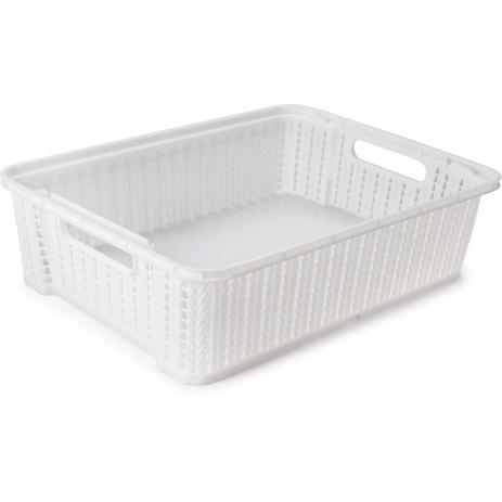 Cesta Organizadora Trama 34X25 Branca 5,8L - Plasutil é boa?