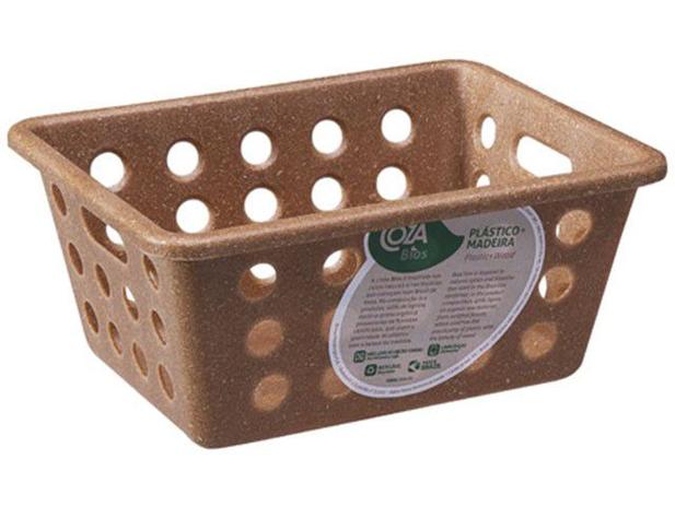Cesta Pequena Retangular Coza - 40808/0086 Menor preço em Cesta Pequena Retangular Coza - 40808/0086