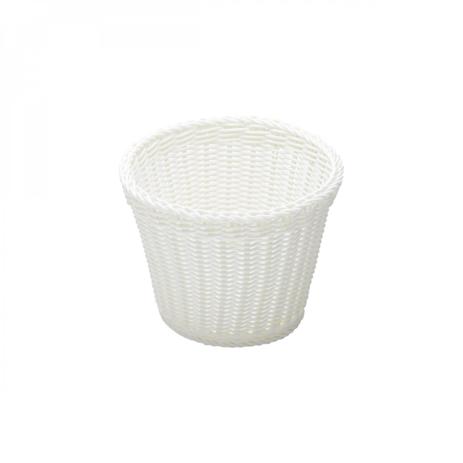 Cesta Redonda de Plástico 22cmx17cm Lyor Cinza Menor preço em Cesta Redonda de Plástico 22cmx17cm Lyor Cinza