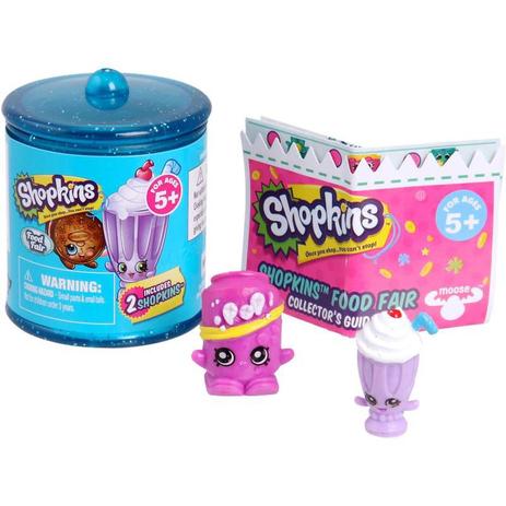 Cestinha Shopkins Feirinha Gastronômica com 2 - DTC 3994 Menor preço em Cestinha Shopkins Feirinha Gastronômica com 2 - DTC 3994