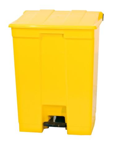 Cesto de lixo C/Pedal 30L ,CP30AM Amarelo - Bralimpia Menor preço em Cesto de lixo C/Pedal 30L ,CP30AM Amarelo - Bralimpia
