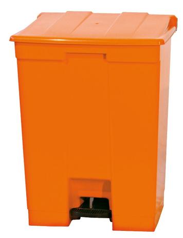 Cesto de lixo C/Pedal 30L , CP30LJ Laranja - Bralimpia Menor preço em Cesto de lixo C/Pedal 30L , CP30LJ Laranja - Bralimpia