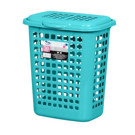 Cesto De Roupa Suja Banheiro Lavanderia Retangular 30 Litros - Rischioto Menor preço em Cesto De Roupa Suja Banheiro Lavanderia Retangular 30 Litros - Rischioto