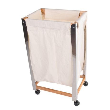 Cesto de Roupas com Rodízios Essence 80l Domama Branco Menor preço em Cesto de Roupas com Rodízios Essence 80l Domama Branco