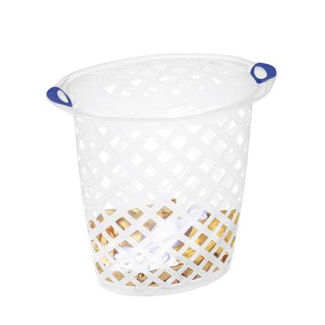 Cesto de roupas plástico sanremo 46,5l cristal Menor preço em Cesto de roupas plástico sanremo 46,5l cristal