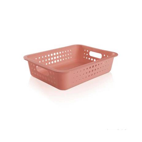 Cesto organizador 9L grande baixo rosa quartz OU é boa?