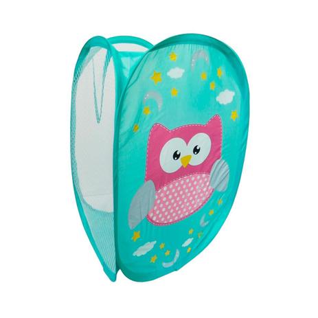 Cesto Organizador Brinquedos Roupas Infantil Dobrável Coruja - Zein é boa?
