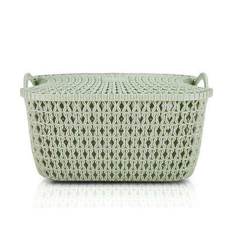 Cesto Organizador c/ Tampa (P) - 7,5L RATTAN Jacki Design Verde é boa?