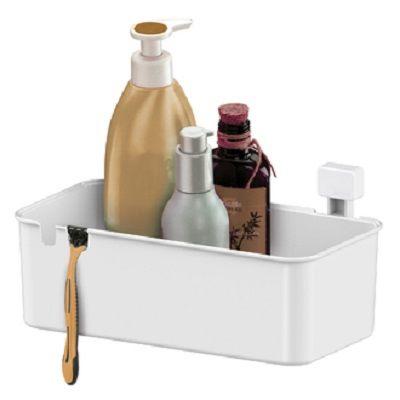 Cesto organizador de banheiro box porta shampoo buchas barbeador - Future Menor preço em Cesto organizador de banheiro box porta shampoo buchas barbeador - Future