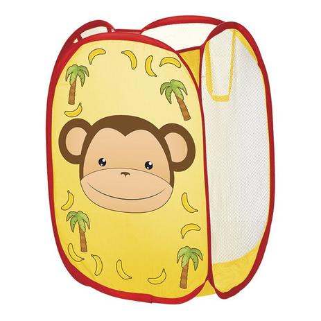 Cesto Organizador De Brinquedos Roupas Sapatos Carrinhos - Amarelo Macaco - Art Brink é boa?