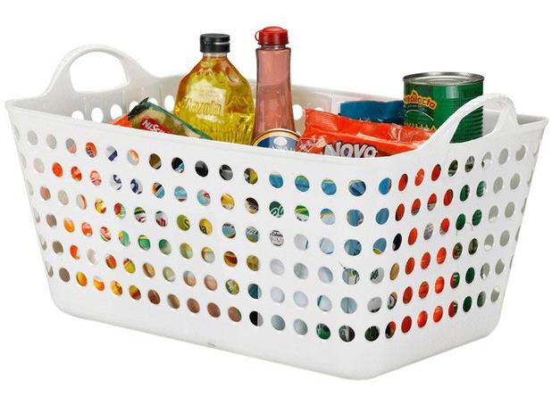 Cesto Organizador Retangular 22L - Arthi 1577 Menor preço em Cesto Organizador Retangular 22L - Arthi 1577