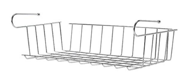 Cesto Organizador Suporte Prateleira Gaveta 37cm Aço Cromado - Arthi Menor preço em Cesto Organizador Suporte Prateleira Gaveta 37cm Aço Cromado - Arthi