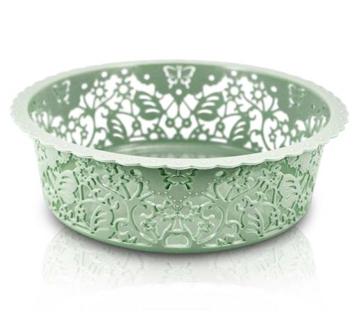 Cesto Organizador Tam. P Verde Plástico Jacki Design Menor preço em Cesto Organizador Tam. P Verde Plástico Jacki Design