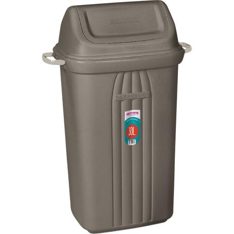 Cesto para Lixo Basculante 30L Castor - Sanremo Menor preço em Cesto para Lixo Basculante 30L Castor - Sanremo