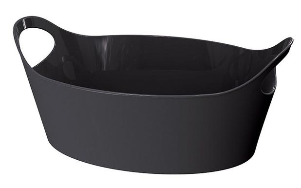 Cesto Plus M Preto em Polipropileno UZ332-PR - UZ Utilidades Menor preço em Cesto Plus M Preto em Polipropileno UZ332-PR - UZ Utilidades