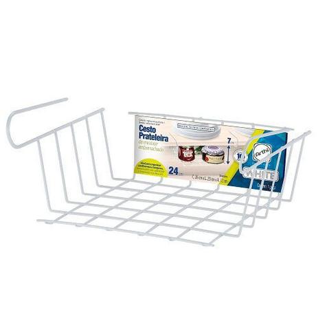 Cesto Prateleira 24 Cm Branco Para Armário - Arthi é boa?