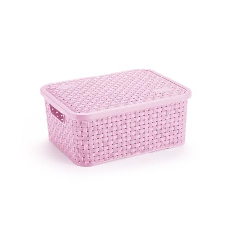 Cesto Rattan Pequeno com Tampa - Rosa - Nitron é ruim? Cesto Rattan Pequeno com Tampa - Rosa - Nitron é boa?