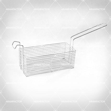 Cesto retangular aramado 24x11x9,5cm - Aramfactor Menor preço em Cesto retangular aramado 24x11x9,5cm - Aramfactor