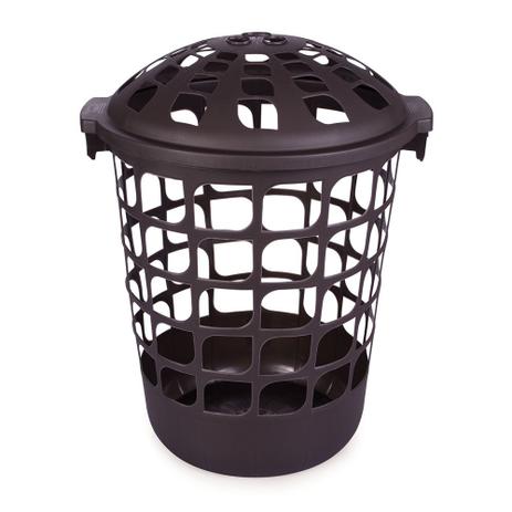 Cesto telado p/ roupa 30 l - Plasutil Menor preço em Cesto telado p/ roupa 30 l - Plasutil