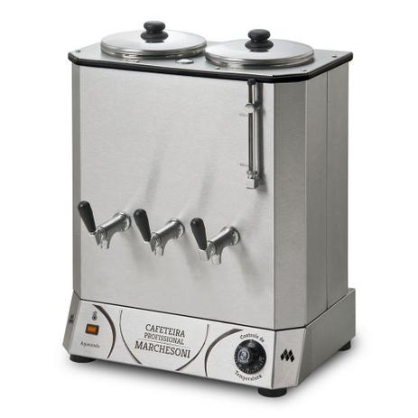 CF 4.25 Cafeteira Elétrica Profissional 50 Litros 2 Reservatórios Marchesoni Menor preço em CF 4.25 Cafeteira Elétrica Profissional 50 Litros 2 Reservatórios Marchesoni