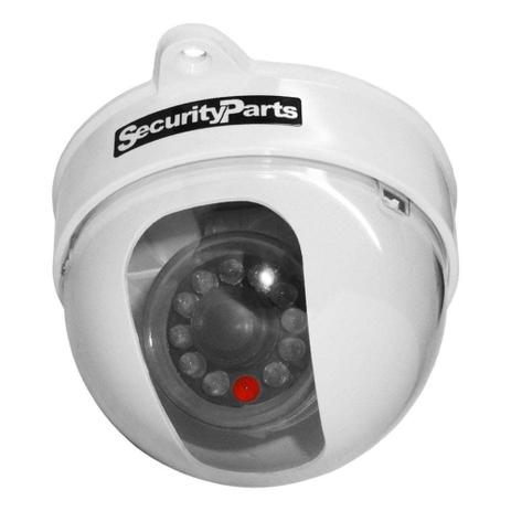 Cftv Camera Falsa Dome 3” Branca Sp0150 - 384 - securityparts Menor preço em Cftv Camera Falsa Dome 3” Branca Sp0150 - 384 - securityparts