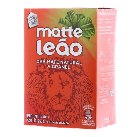 Chá com 250g Matte Leão Menor preço em Chá com 250g Matte Leão
