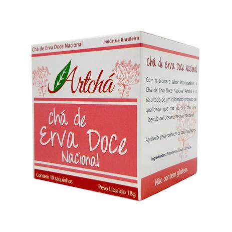 Chá de Erva Doce c/10 - Artchá Menor preço em Chá de Erva Doce c/10 - Artchá