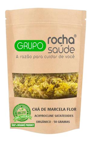 Chá de Marcela Flor Orgânica 50 gramas - Grupo Rocha Saúde