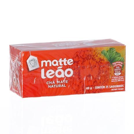 Chá Matte Leão 40g com 25 Unidades Menor preço em Chá Matte Leão 40g com 25 Unidades