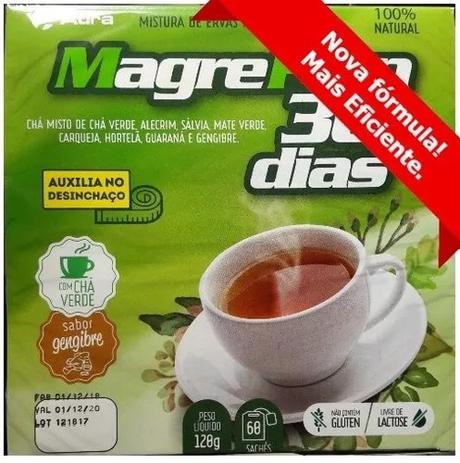 Chá Misto Magreplan 30 Dias Ervas com Chá Verde 60 Sachês Menor preço em Chá Misto Magreplan 30 Dias Ervas com Chá Verde 60 Sachês