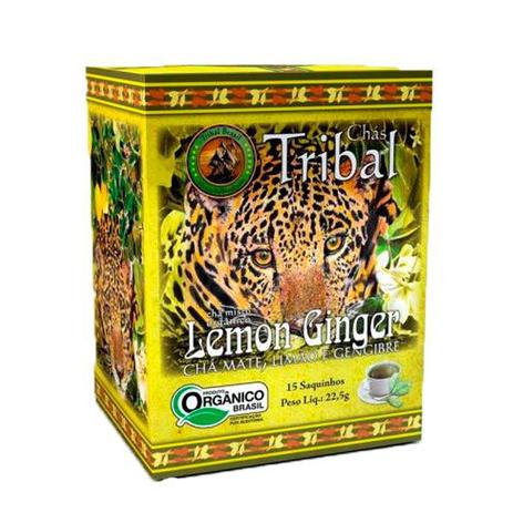 Chá Orgânico de Erva Mate, Limão e Gengibre Tribal 22,5g - Tribal brasil Menor preço em Chá Orgânico de Erva Mate, Limão e Gengibre Tribal 22,5g - Tribal brasil