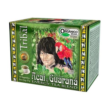 Chá Orgânico Erva Mate Açaí com Guaraná 27g - Tribal Menor preço em Chá Orgânico Erva Mate Açaí com Guaraná 27g - Tribal