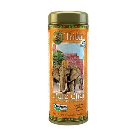 Chá Orgânico Erva Mate Chai 60g - Tribal Menor preço em Chá Orgânico Erva Mate Chai 60g - Tribal