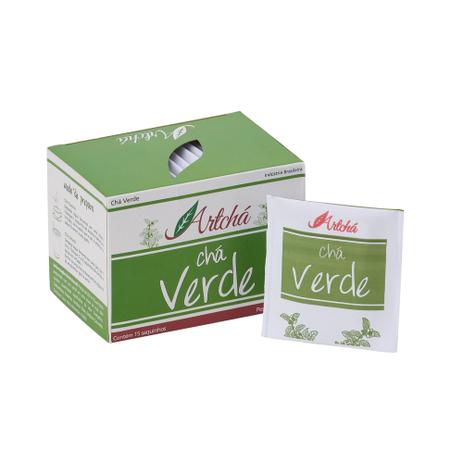 Chá Verde C/10 Sachês 18gr - Artchá Menor preço em Chá Verde C/10 Sachês 18gr - Artchá