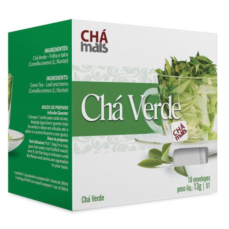 Chá Verde Natural Cx. com 10 Sachês - Chá mais Menor preço em Chá Verde Natural Cx. com 10 Sachês - Chá mais