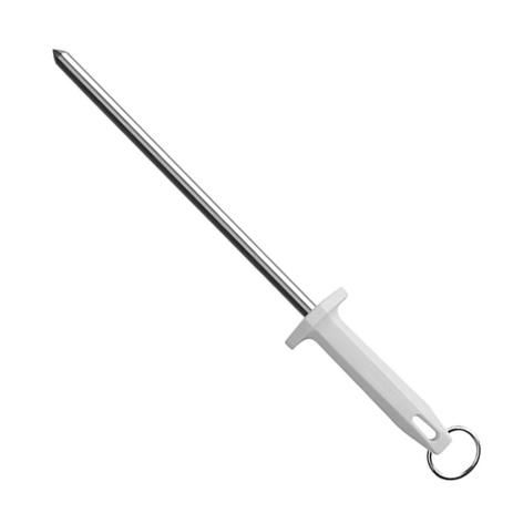 Chaira Lisa 12 Polegadas Aço Carbono Cromo Duro Cabo Branco Starrett Menor preço em Chaira Lisa 12 Polegadas Aço Carbono Cromo Duro Cabo Branco Starrett
