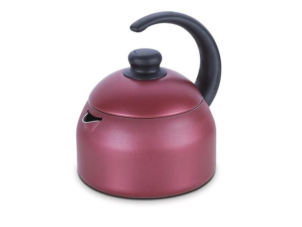 Chaleira 1,9l paris vermelho alumino com revestimento antiaderente tramontina Menor preço em Chaleira 1,9l paris vermelho alumino com revestimento antiaderente tramontina