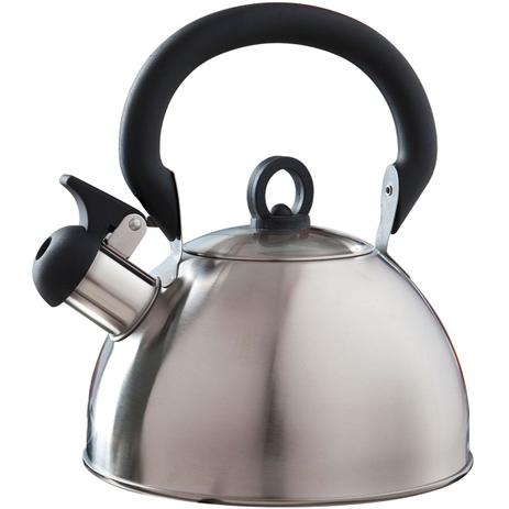 Chaleira Aço Inox 2.5 Litros Delizie Baquelite Mor Menor preço em Chaleira Aço Inox 2.5 Litros Delizie Baquelite Mor