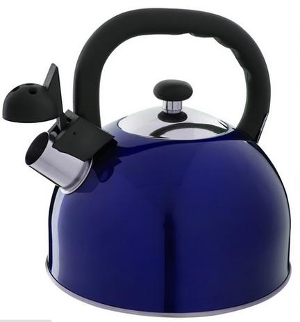 Chaleira Aço Inox 2,5L Mattina Mor - Azul Menor preço em Chaleira Aço Inox 2,5L Mattina Mor - Azul